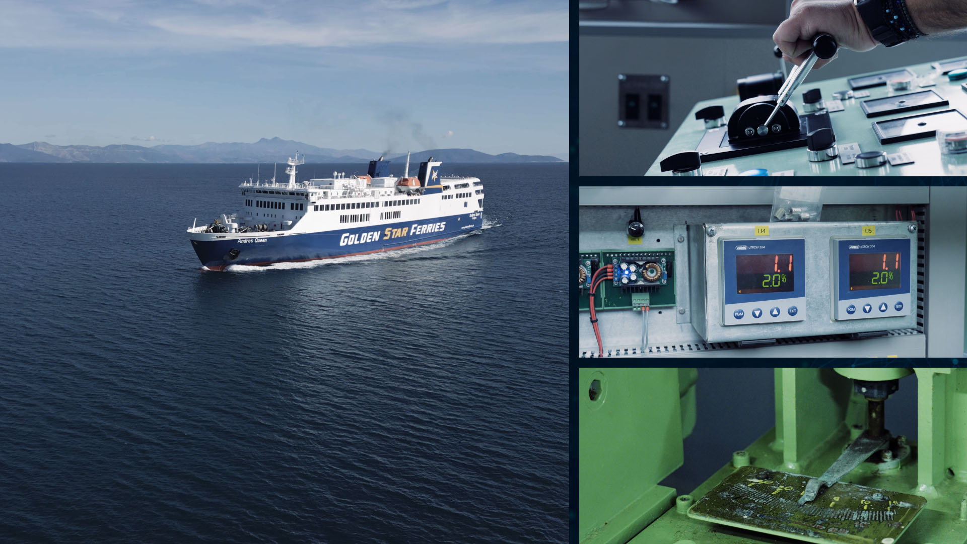 Upgrade of F/B ANDROS QUEEN maneuvering system