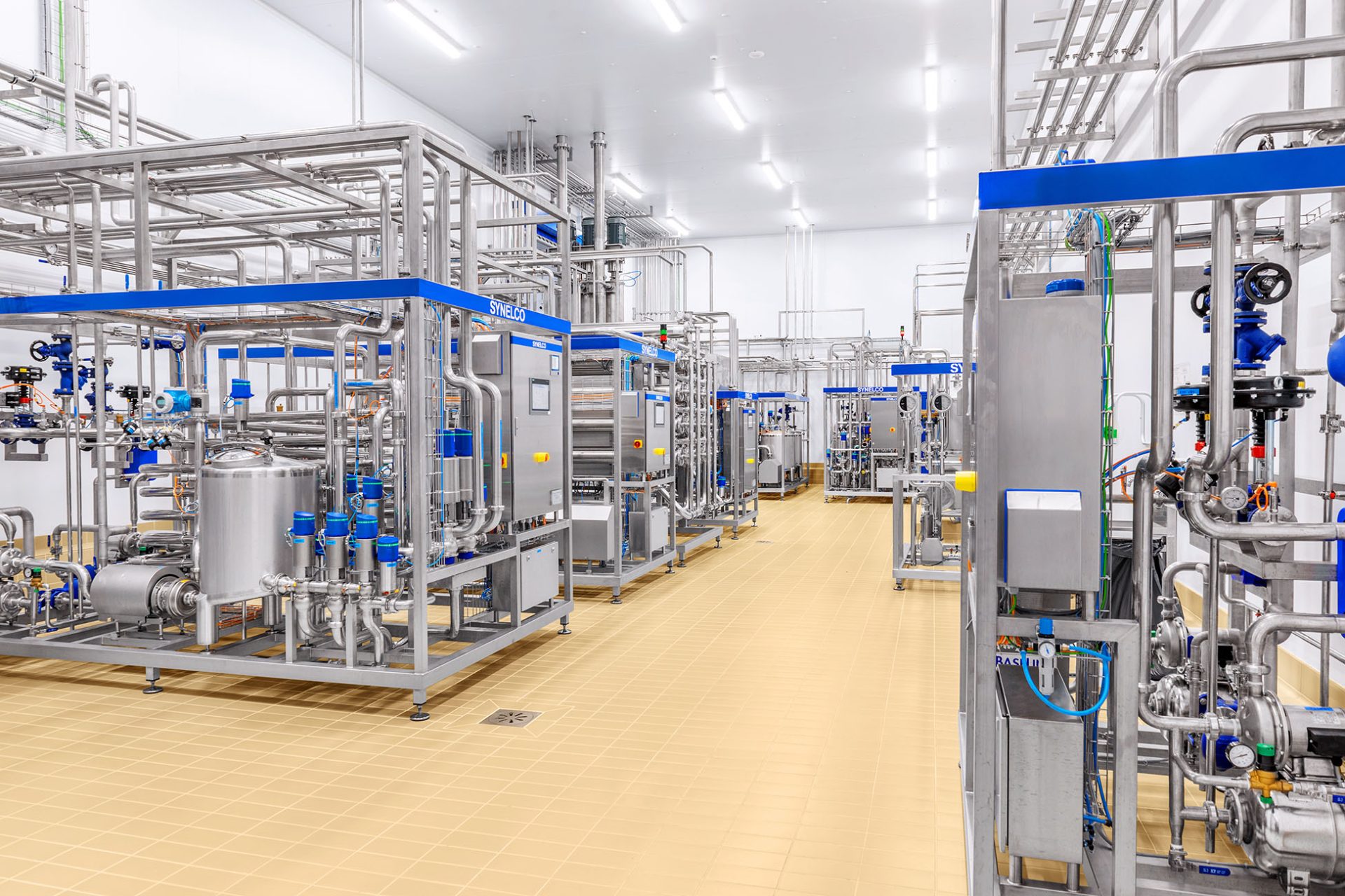 Φωτογράφιση Γραμμής Επεξεργασίας Γάλακτος